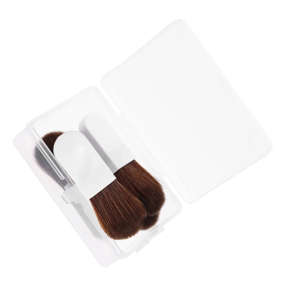 Mini Blush Brush Bronzer Makeup Accessories Small Portable Powder White Fiber Wool Blusher Miss