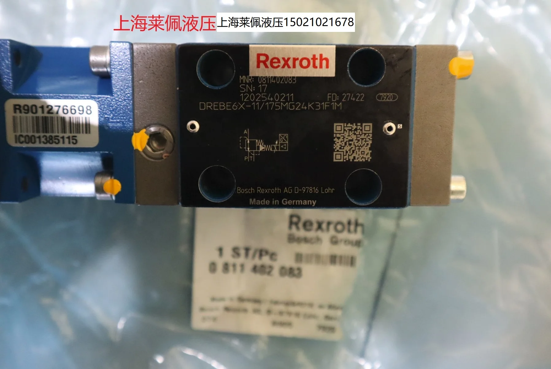 Germany Rexroth REXROTH Proportional Valve 0811402083 DREBE6X-10/175MGK31F1M Spot