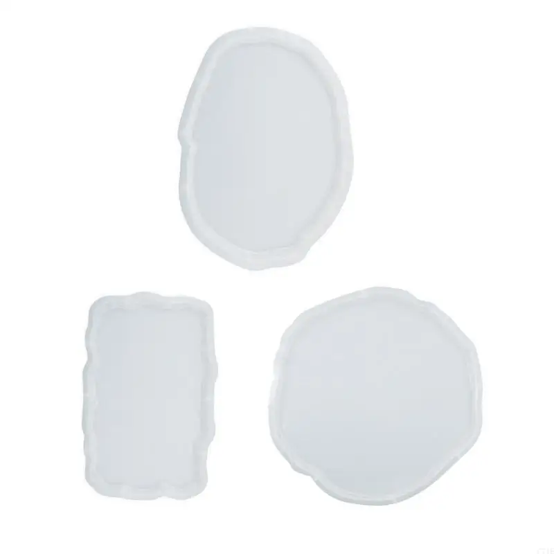 Silicone Resin Moulds Multi-Shapes Resin Cup Tray Mould Moulds for DIY