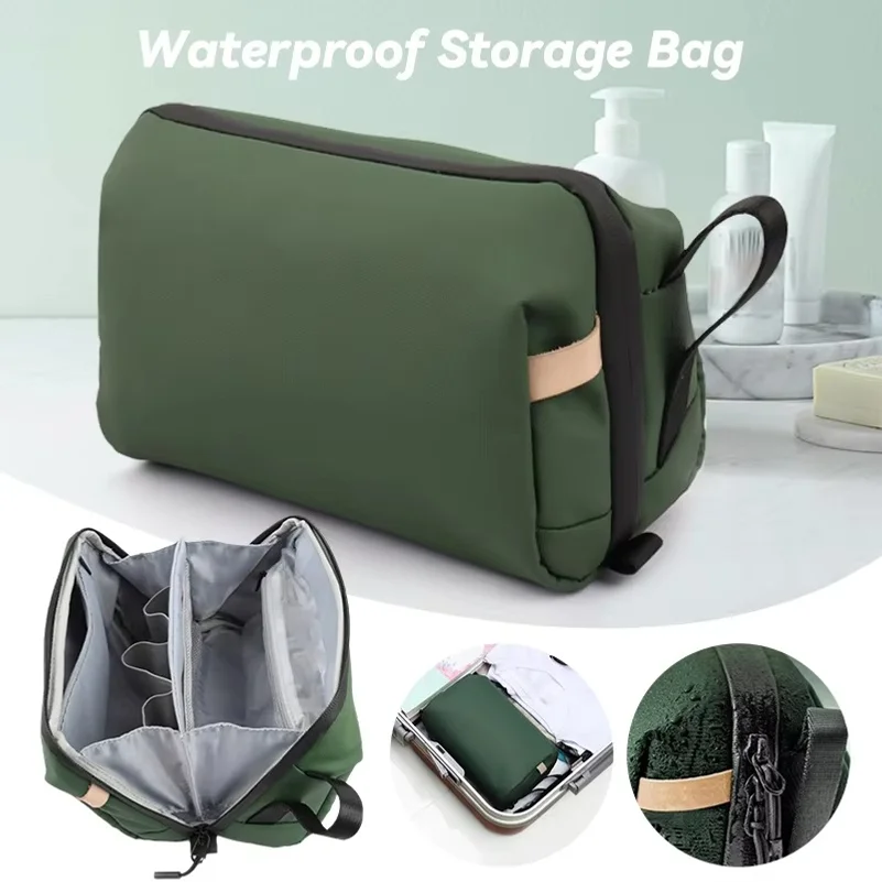 2026 New Dry Wet Separation Wash Bag Large Capacity Storage Bag Waterproof  Makeup Bag Suitable for Travel Pouch Organizer
