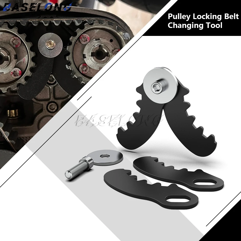 

Motorcycle Testastretta Engine Camshaft Timing Pulley Locking Belt Changing Tool For Ducati Hypermotard 950 / 950 SP / 950 RVE
