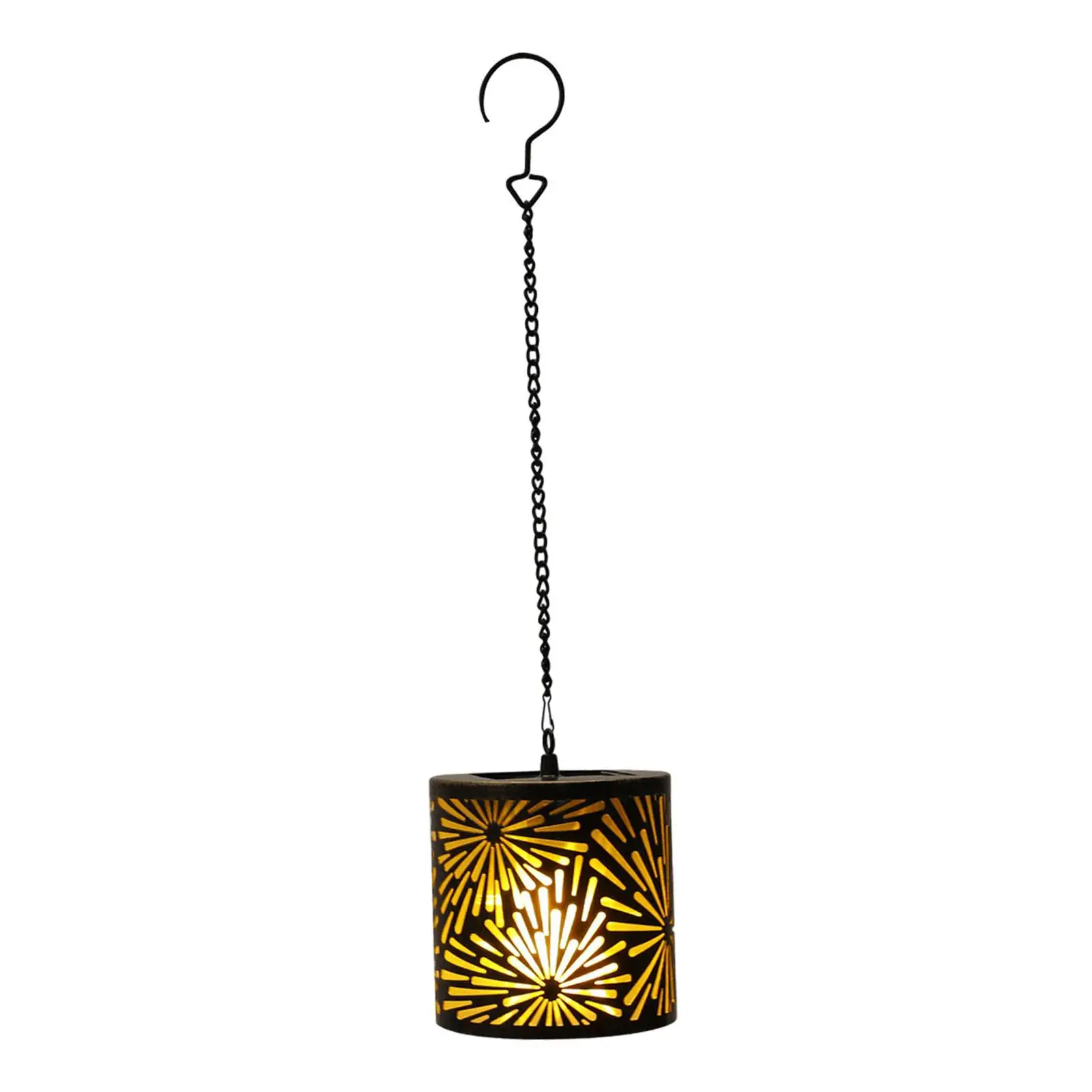 Solar lantern Decorative Waterproof Warm Light for Patio Lawn Outdoor Garden