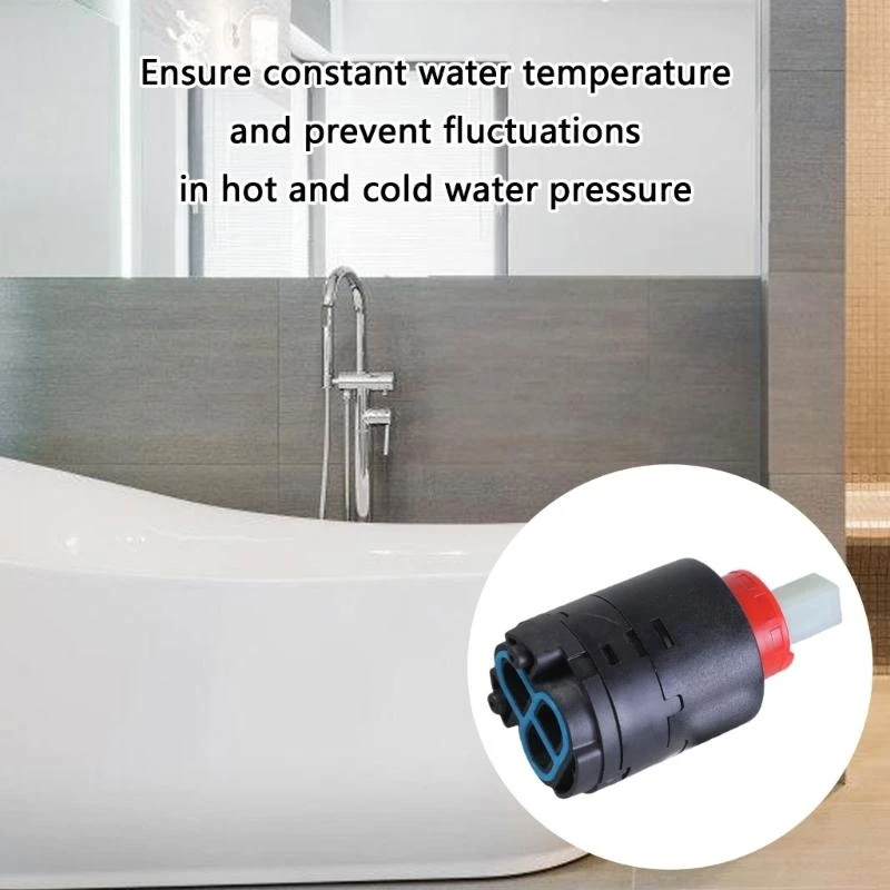 

Pressure Balancing Cartridge 40mm Faucet Cartridge Automatic Pressure Balance Valves Plumbing Fixtures Accessories