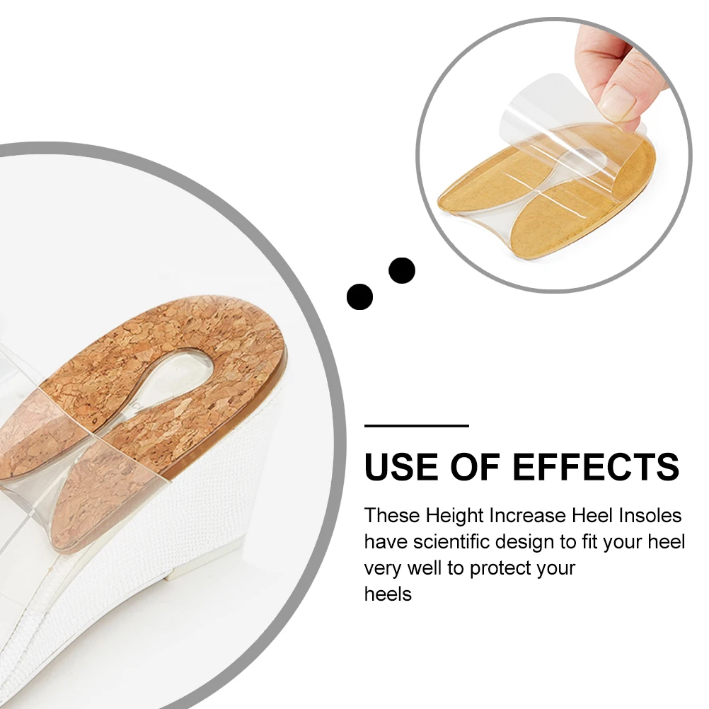 2pcs 실리콘 발 뒤꿈치 패드 통기성 안티 쇼크 깔창 여성용 남성용 재사용 가능한 발 뒤꿈치 보호대 신발 액세서리 발 관리 도구