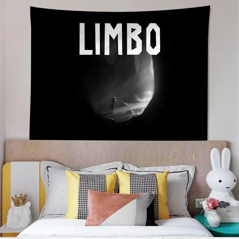 L-limbo Game Cartoon Tapestry Art Science Fiction Room Home Decor Wall Hanging Home Decor