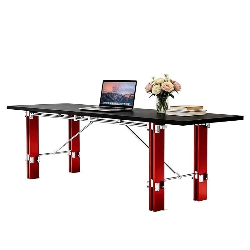 Table long designer workbench birch ocean board minimalist desk optical axis