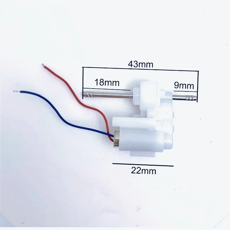 Mini 614 Coreless Motoriduttore DC 1.5V-5V 3V 3.7V 390RPM Doppio Albero Micro Coreless Cambio Riduttore Motore FAI DA TE Hobby giocattolo auto