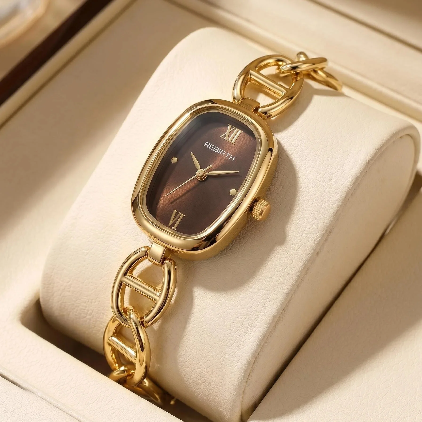 1 Piece of Women's Light Luxury Retro Fashion Bohemian Casual Quartz Watch Suitable for Daily Wear