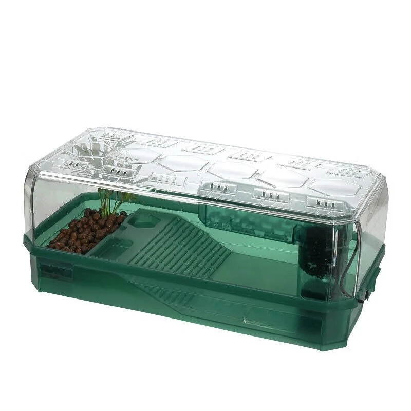 

Special breeding ecological tank, household breeding small turtle box, with drainage