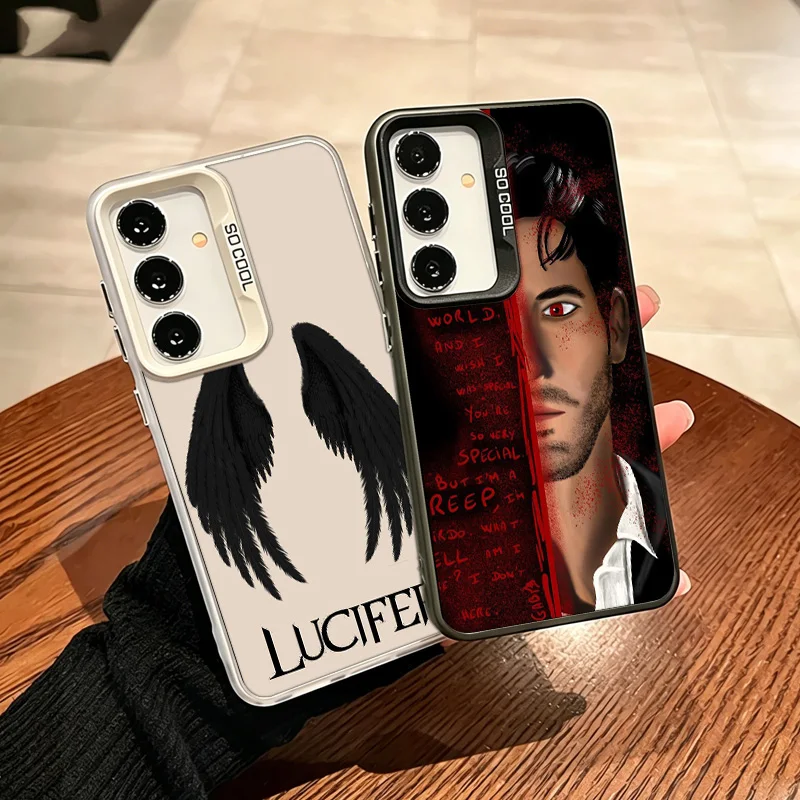 American TV Degenerate Angel Lucifer Phone Case for Samsung A12 A13 A14 A22 A23 A24 A32 A33 A34 A54 A53 A52S Galaxy A02S A03S Co