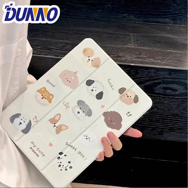 

3-кратный чехол с держателем для карандашей для iPad Air 11 2025 Чехол для iPad 10th Gen 11th A16 Cover Gen iPad Pro11 4 5 10,9 дюйма 12,9 M2 M3 M4