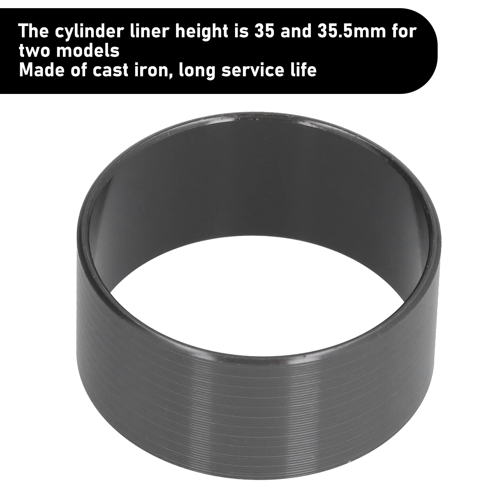 1PC Cast Iron 70mm Air Compressor Cylinder Sleeve Pump Head Mute for Pneumatic Mechanical Equipment view 4