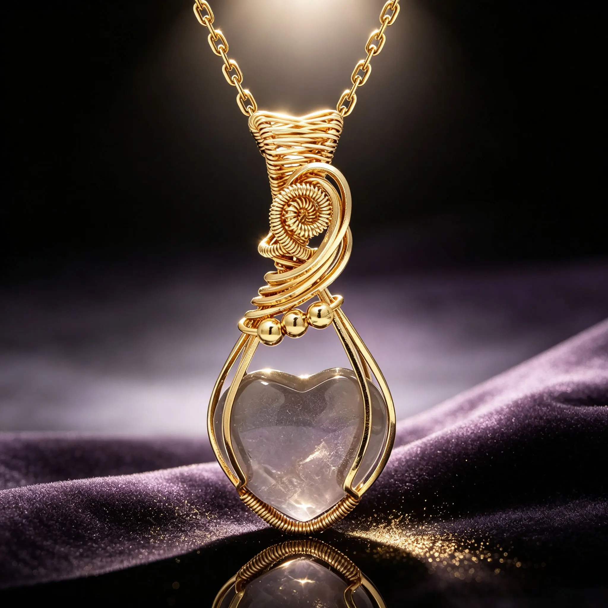 Women Labradorite Rainbow Gemstone Pendant Copper Wire Wrapped Labradorite Jewelry Labradorite Necklace With Chain and Box