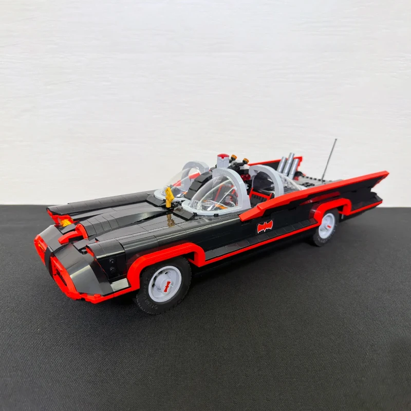 2024 New The Classic Tv Series Bat Car Building Blocks Mobile Car Model Bricks Toys for Children Boys Christmas Gifts