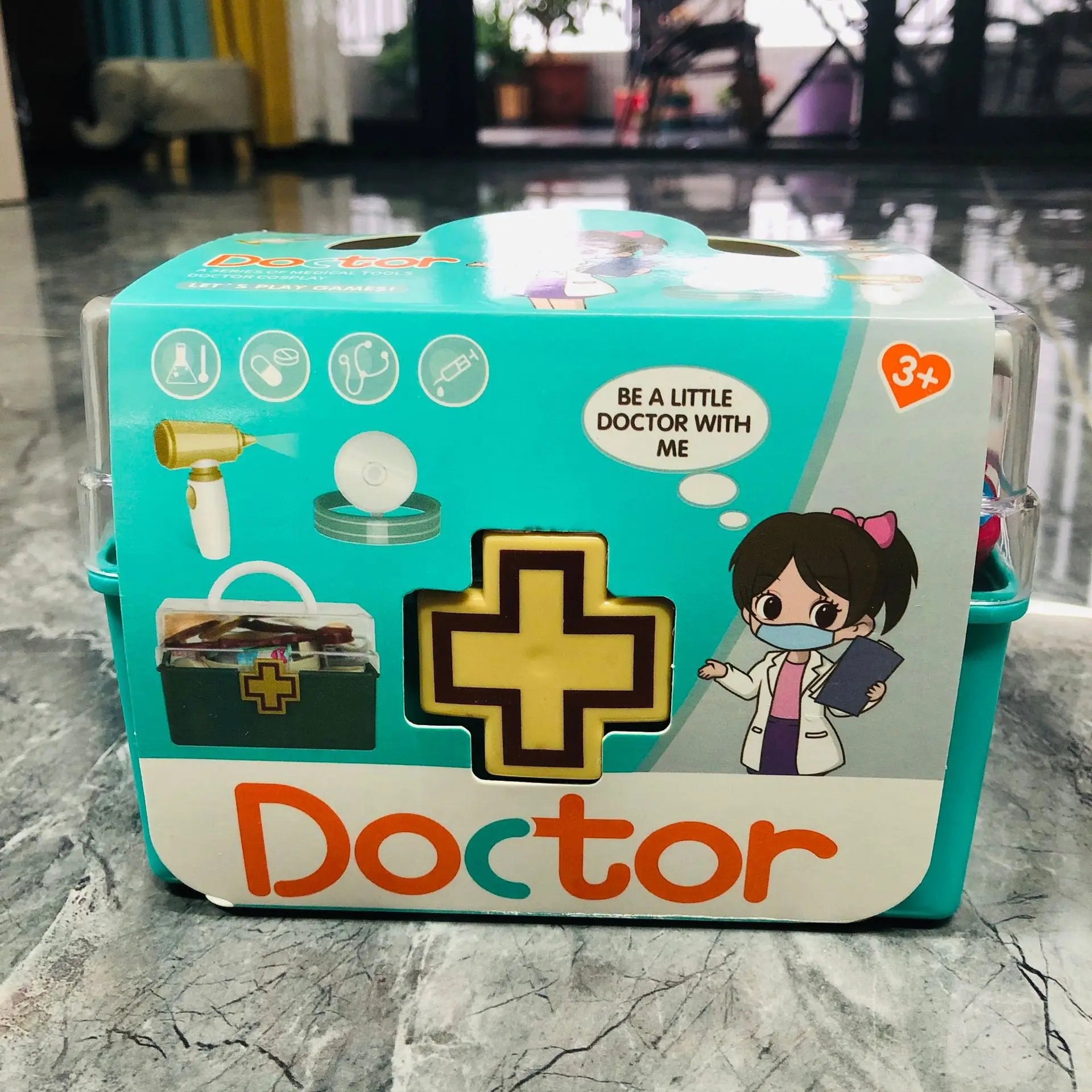 Children's Fun Play House Toys Small Doctor Nurse Set Girls Stethoscope Injection Cosplay Role-playing Medical Kit Set Toys