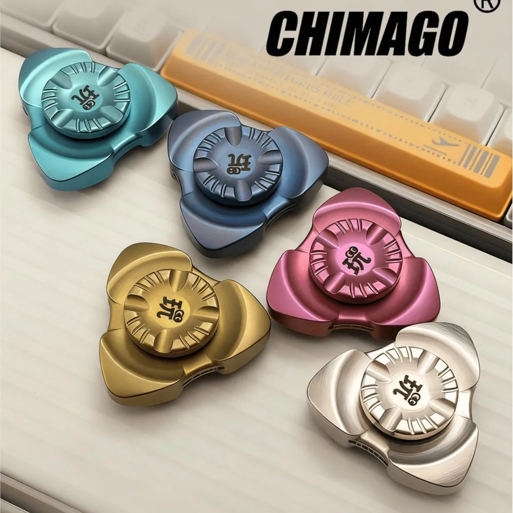 CHIMAGO EDC SANYE Fidget Spinner jouet anti-Stress trois feuilles Spinner Portable bureau conceptions originales Gadgets de soulagement de l'anxiété
