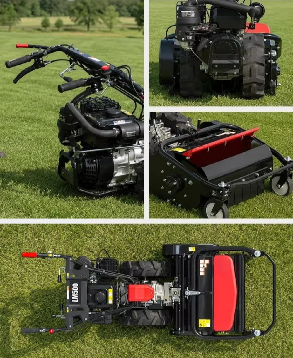 Brand New 4-stroke Self-propelled Lawn Mower Commercial Zero-steering Field Rotary Lawn Mower Fast Shipping