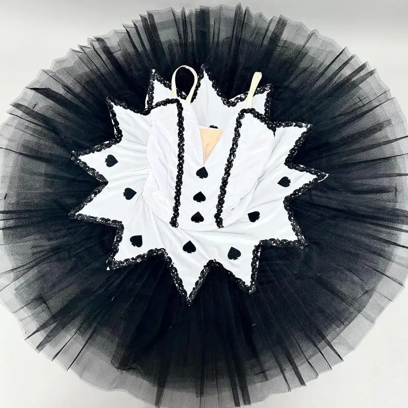 professional-ballet-tutu-black-white-spades-girls-tutu-dress-poker-playing-card-queen-of-heart-ballet-party-costume-women-adults