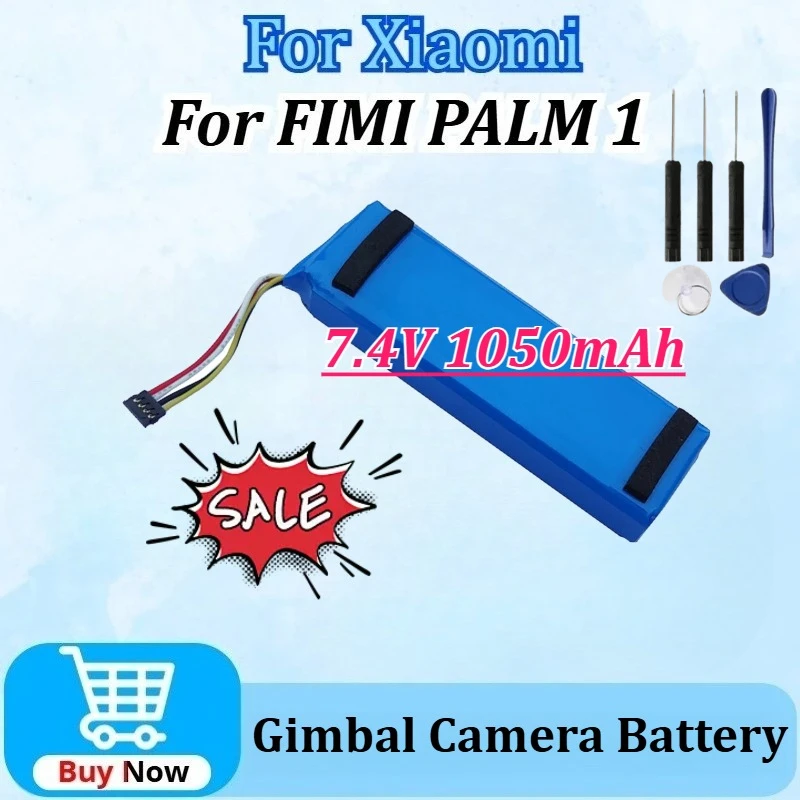 

Newly Upgraded GH3DC01FM 7.4V 1050mAh Replacement Battery for Xiaomi for FIMI PALM ,PALM 1 Pocket Gimbal Camera + Free Tools