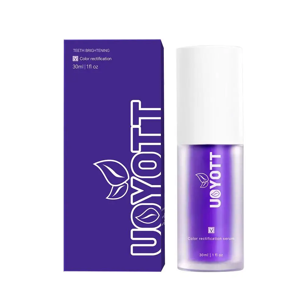 Oral Cavity Roxo Creme dental, Ilumina dentes brancos removendo amarelamento, Assistência Odontológica, Proteção Gingiva, 30ml