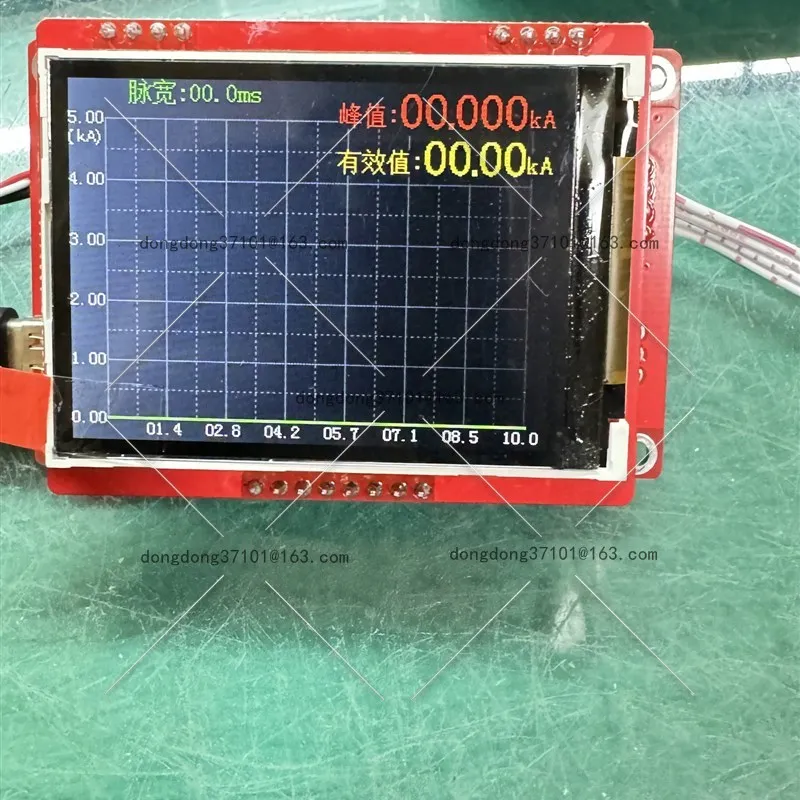 Spot welding machine current detector, coil induction current meter, can measure AC, straight X flow, can measure peak value