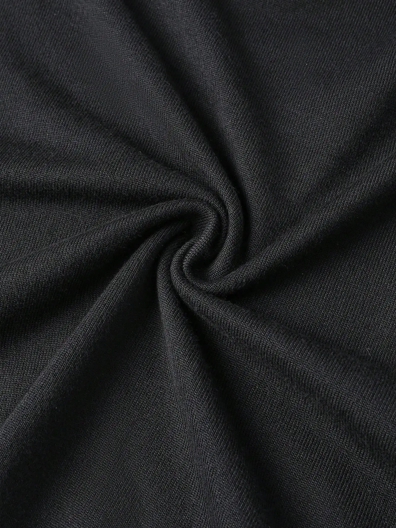 Men's Black Solid Long Sleeve Turtleneck Sweater, Minimalist Fit for Fall Winter Casual Wear