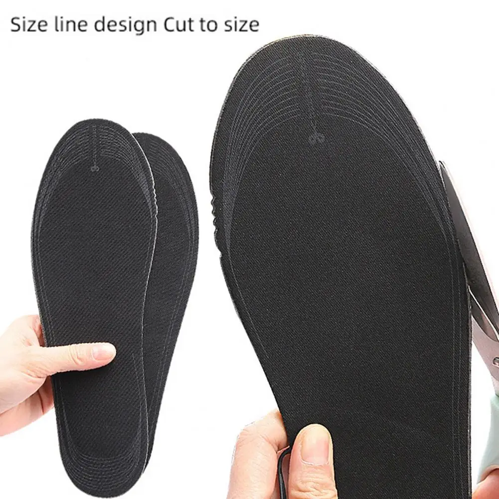 

Thermal Insoles with Carbon Fiber Heating Element Insoles for Shoes Electric Foot Insoles for Outdoor Activities for Hiking