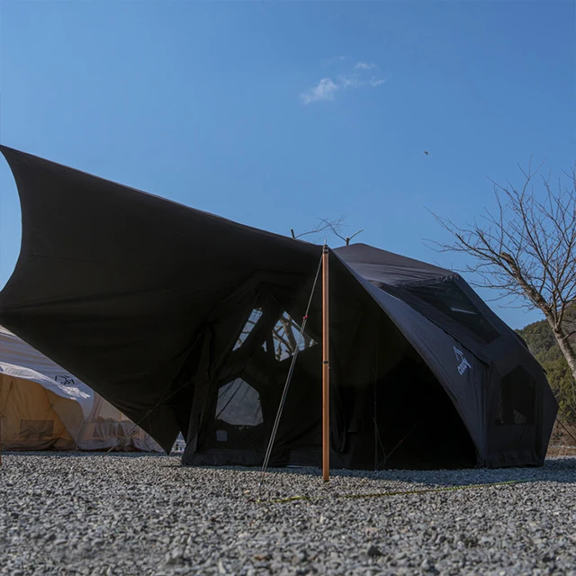 

Bestona Air Tent-Black Luxury Unique 3-8 Person Outdoor Inflatable Camping Tent Family Inflatable Tent