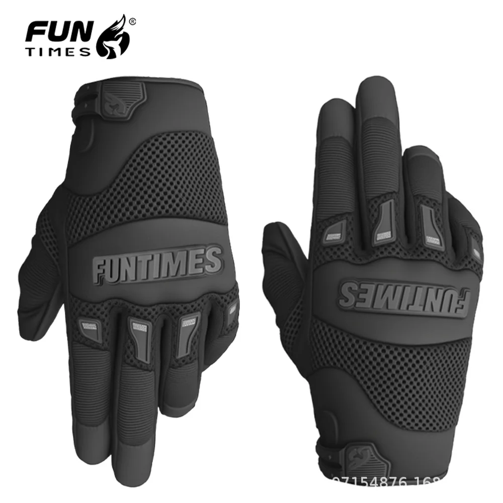 AIR Bomber Handschuhe Motocross Guantes MX BMX Dirt Bike Offroad Moto Enduro MTB Reit- und Fahrradhandschuhe ATV UTV Luvas für Herren mit Touchscreen-Funktion