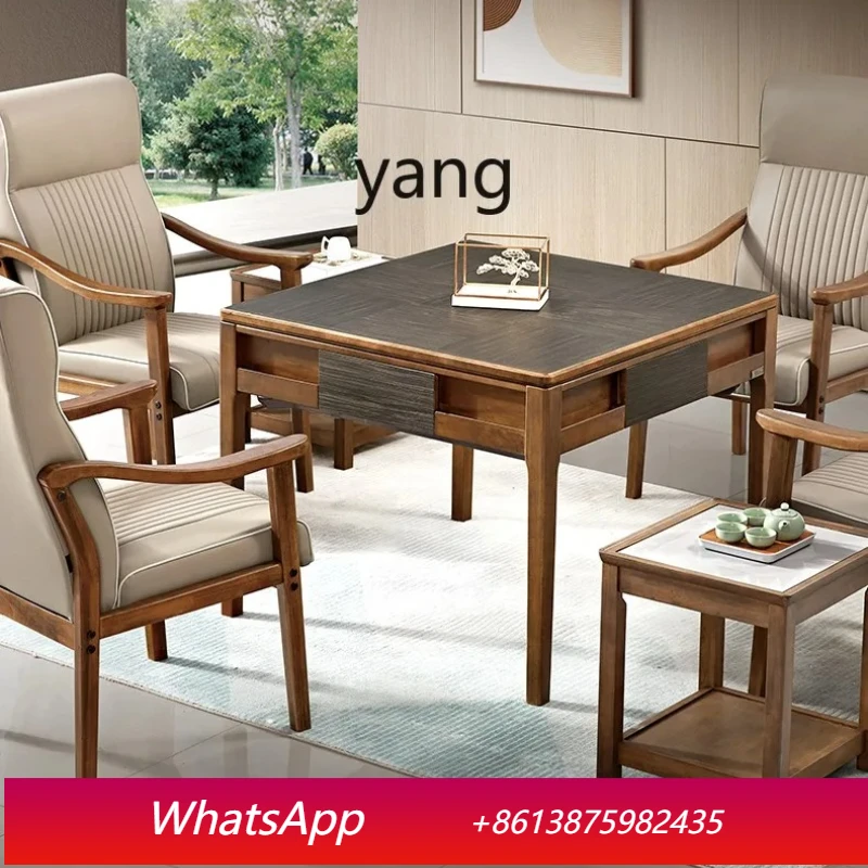 

LMM automatic mahjong machine roller coaster household dining table dual-purpose push-free card machine