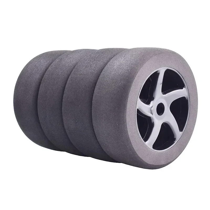 17mm Hex 1/8 RC Foam Tires Wheel Rims 118mm Set for HSP HPI Racing Car