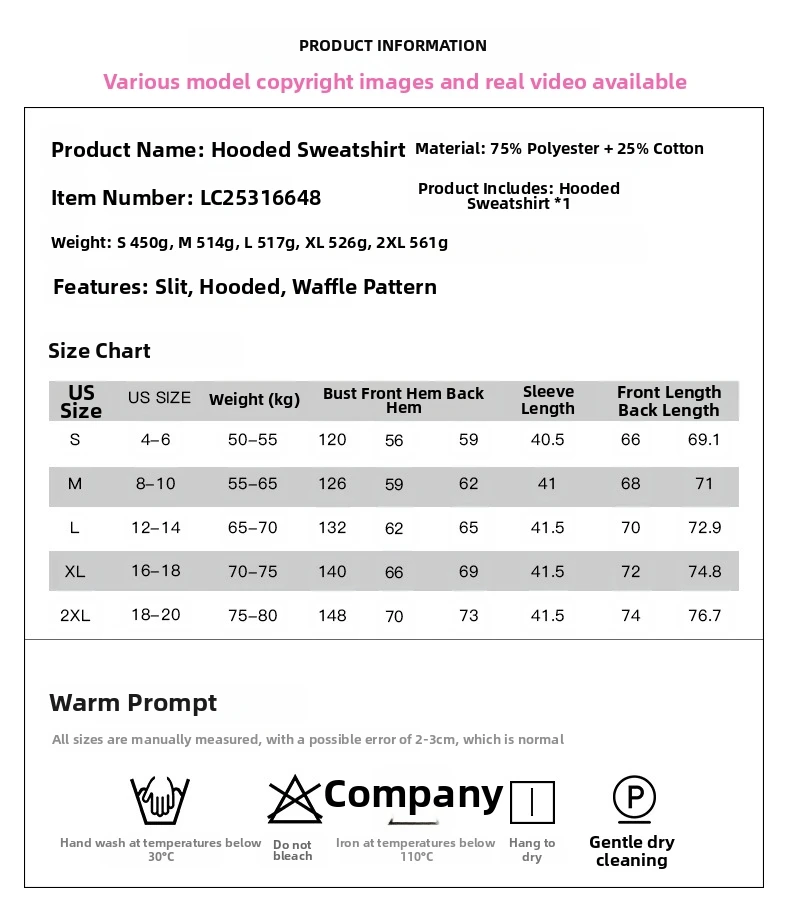 Sudadera con capucha de manga larga de gran tamaño para mujer, suéter de otoño de moda europea y estadounidense de estilo Joker Simple de Color sólido para mujer