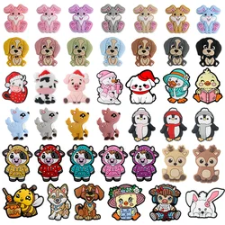 Kovict 10pcs Animal Collection Silicone Focus Beads Mix For Making DIY Jewelry Necklace Bracelet Keychain Handcrafted Accessorie