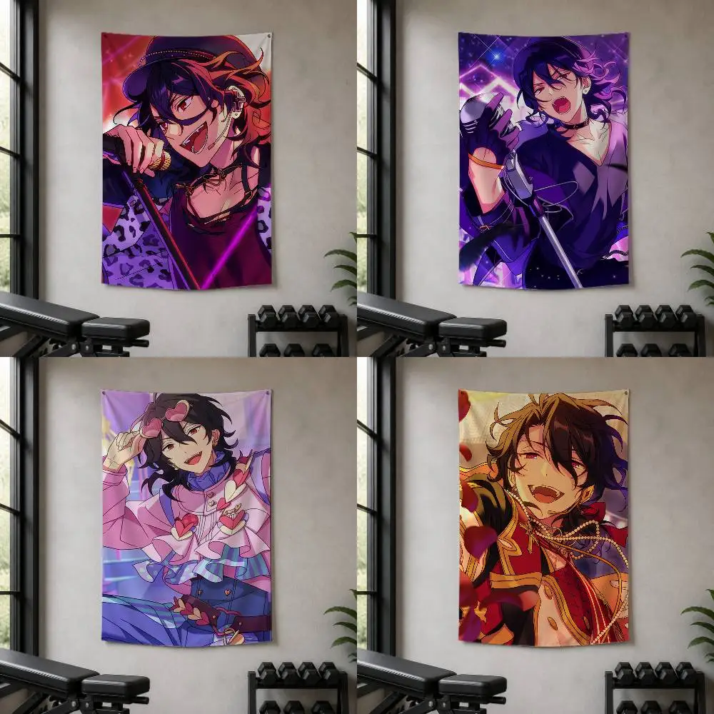 E-Ensemble S-Stars Sakuma Rei Decorative Art Flag Banner for Picnic Camping Party and Home Decor