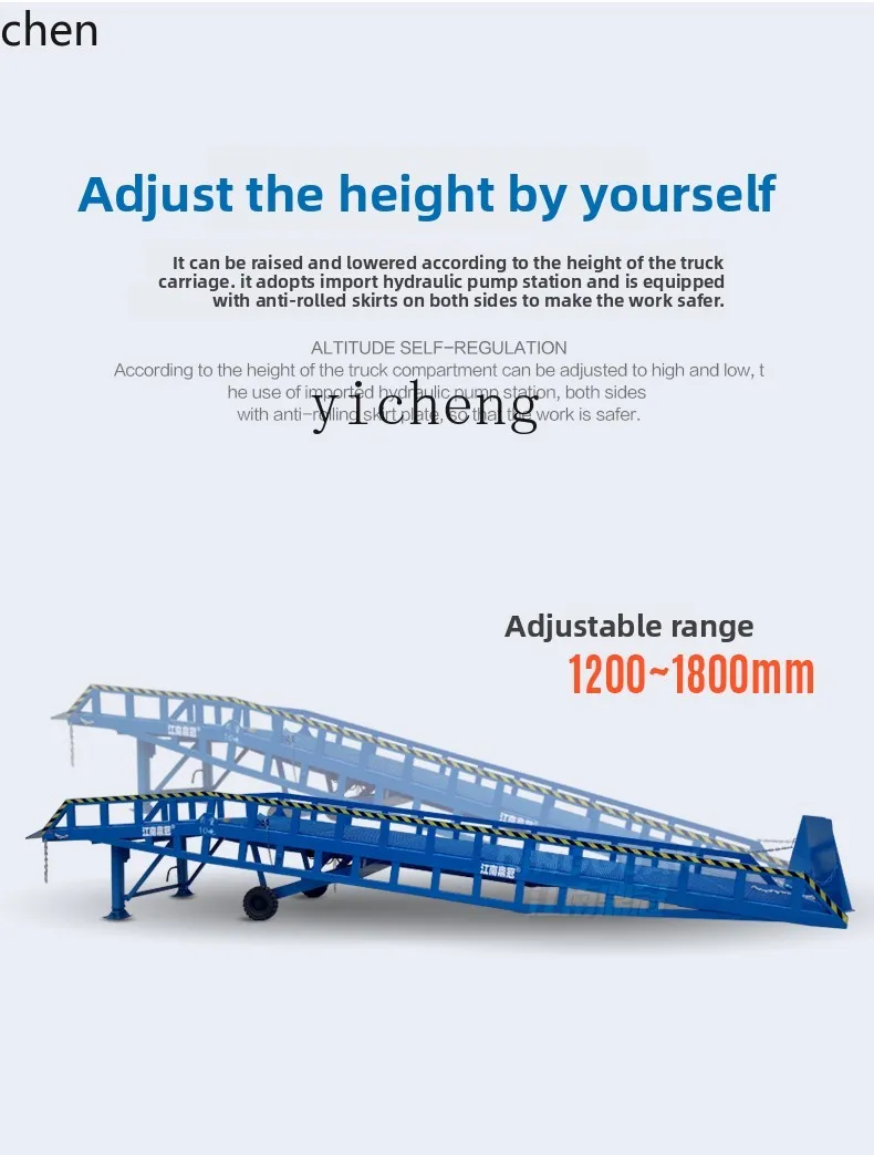 ZML المحمول المنحدر رافعة شوكية حاوية المنحدر تحميل منصة اللوجستية #5