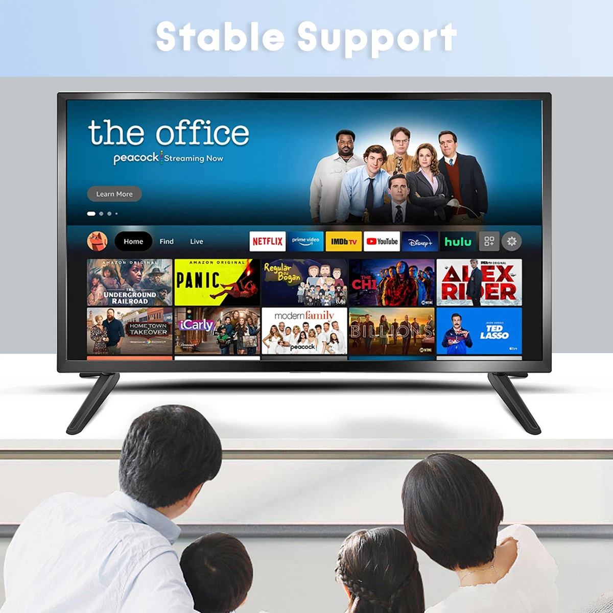 Suitable for TV base stand legs universal TV stand base mount with screws set suitable for living room bedroom image 6