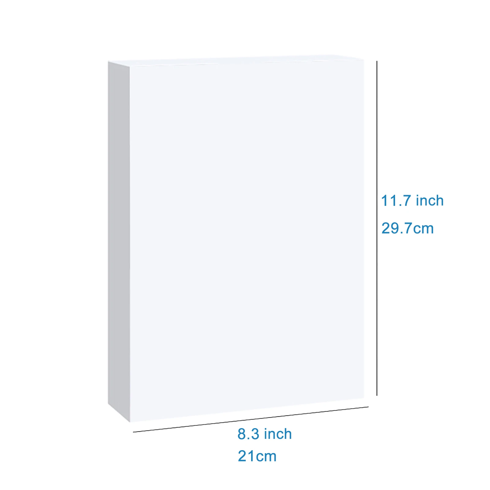 Carta fotografica fronte-retro da 50 fogli Carta fotografica lucida 8,3x11,7 pollici compatibile con stampante a getto d'inchiostro