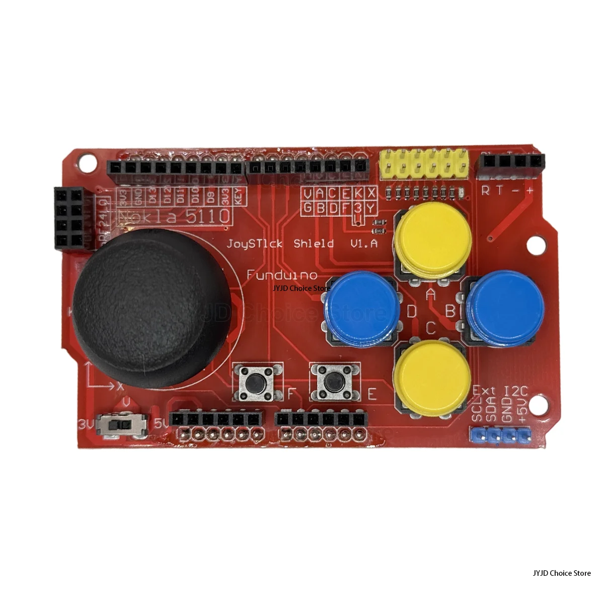 Picture 3: Joystick Shield for arduino Expansion Board Analog Keyboard and Mouse Function DIY