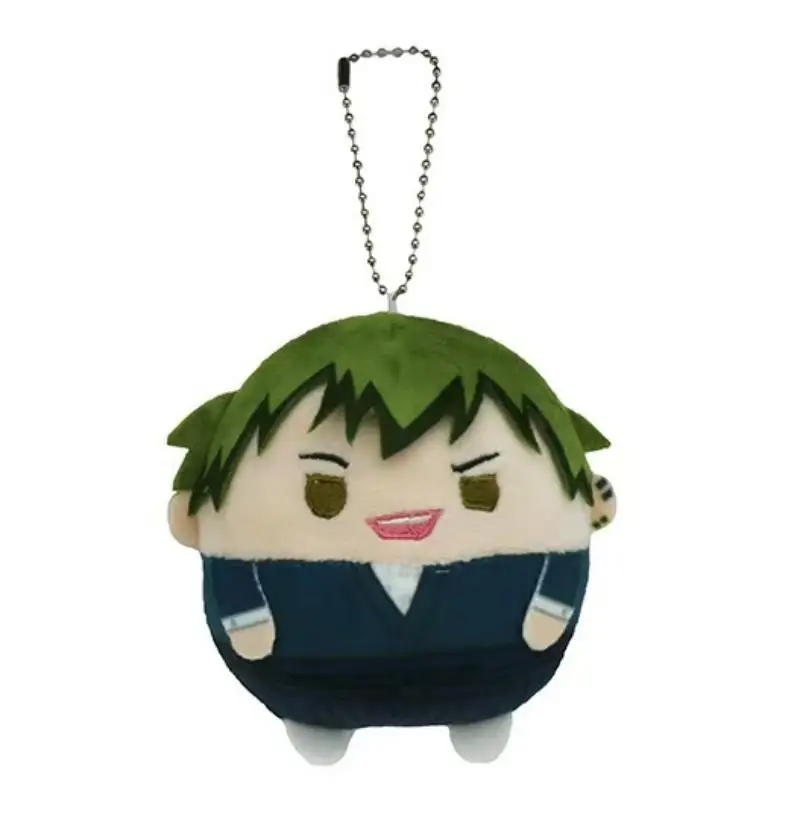 10cm Jujutsu Kaisen Round Plush Keychain Yuji Megumi Choso Yuta Anime Fluffy Stuffed Doll Bag Pendant Fans Gift - view 6