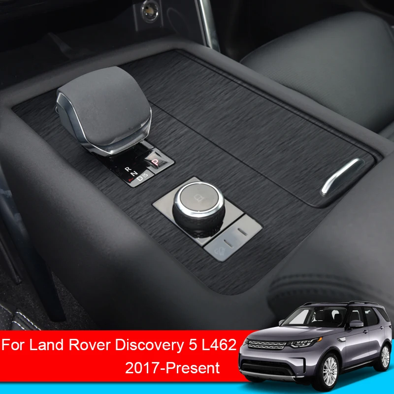 

Автомобильная наклейка для внутреннего интерьера для Lander Rover Discovery 5 L462 2017-2025 подъемная оконная панель наклейка коробка передач приборная панель аксессуар для пленки