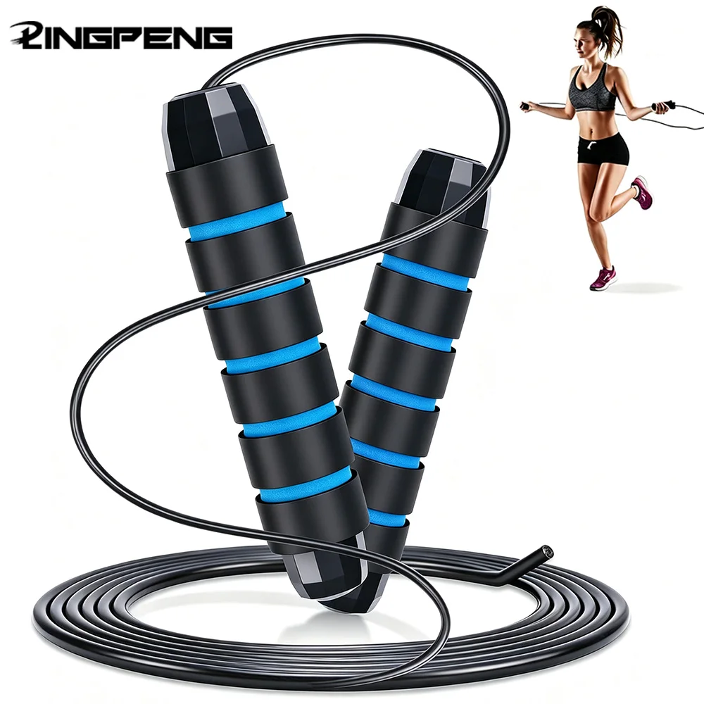 Jump Rope Steel Wire Skipping Exercise Adjustable Jumping Fitness Workout Training Home Sport Equipment Tangle-Free