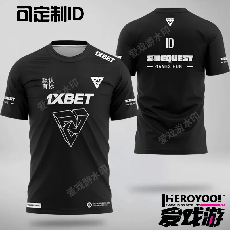 Customized TUNDRA Stone Man IG Team Uniform Dota2 Short Sleeved Major Esports Server Team Spirit Can Be Customized Ti11