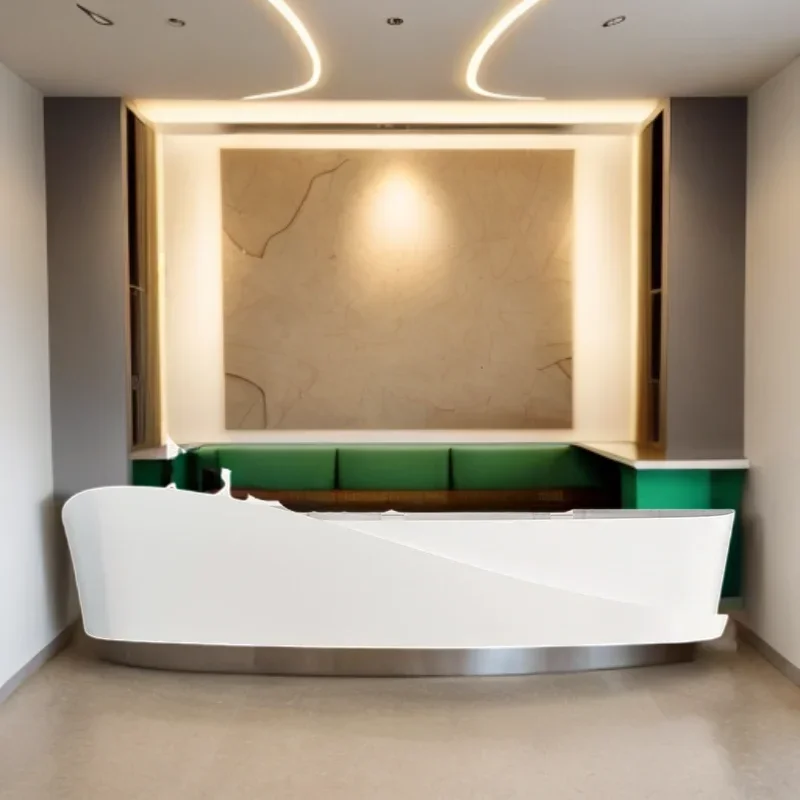 

Desk Table Center Counter Desk Pulpito Reception Tables Beauty Salon Front Desks Table Professional Office Furniture De