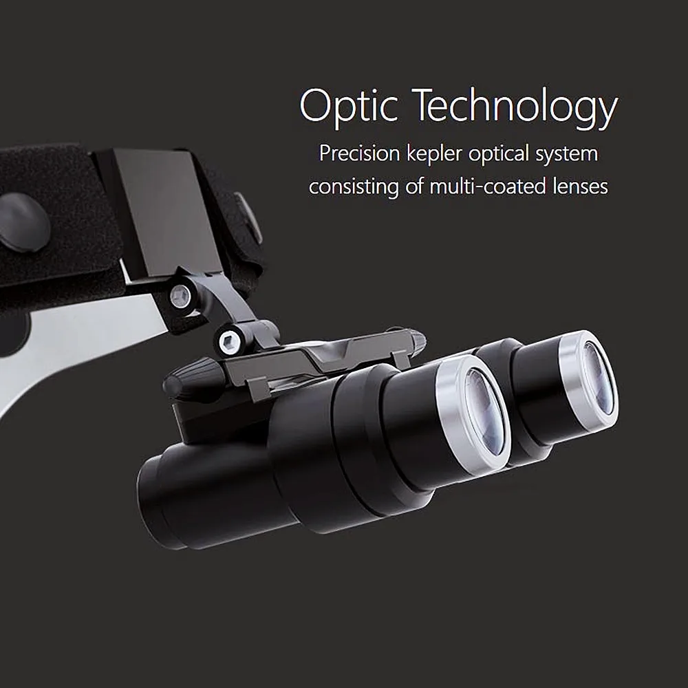 Imagem -04 - Lupa Dentária Binocular de Alta Potência com Cabeça Cabeça Montada Lupas para Operação Médica Cirurgia Estética 4x 5x 6x