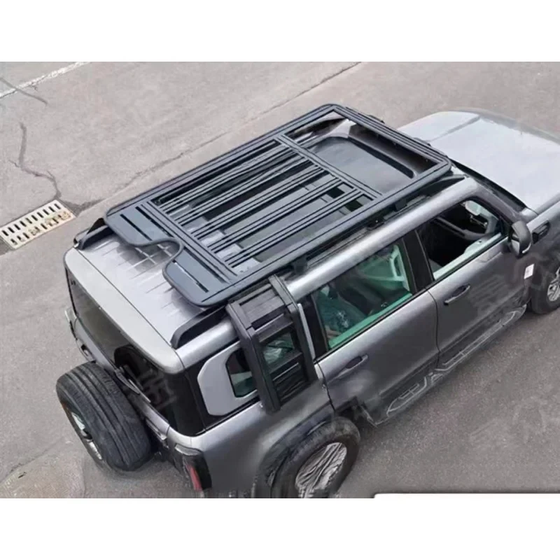 

Best SellingFor BAIC BJ40 B40E Auto Parts Aluminum Alloy Lage With No Drilling Required Roof Rack Car LadderHigh Quality