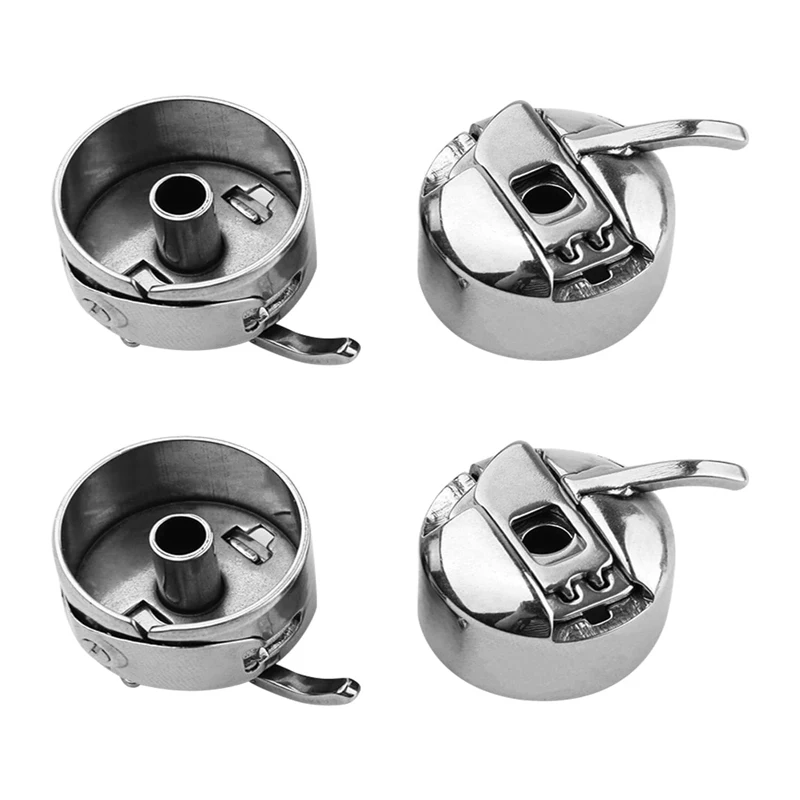 4 Pcs Sewing Machine Bobbin Case Universal Carbon Steel Bobbin Cases Home Sewing Machines Bobbin Case Sewing Machine Accessories