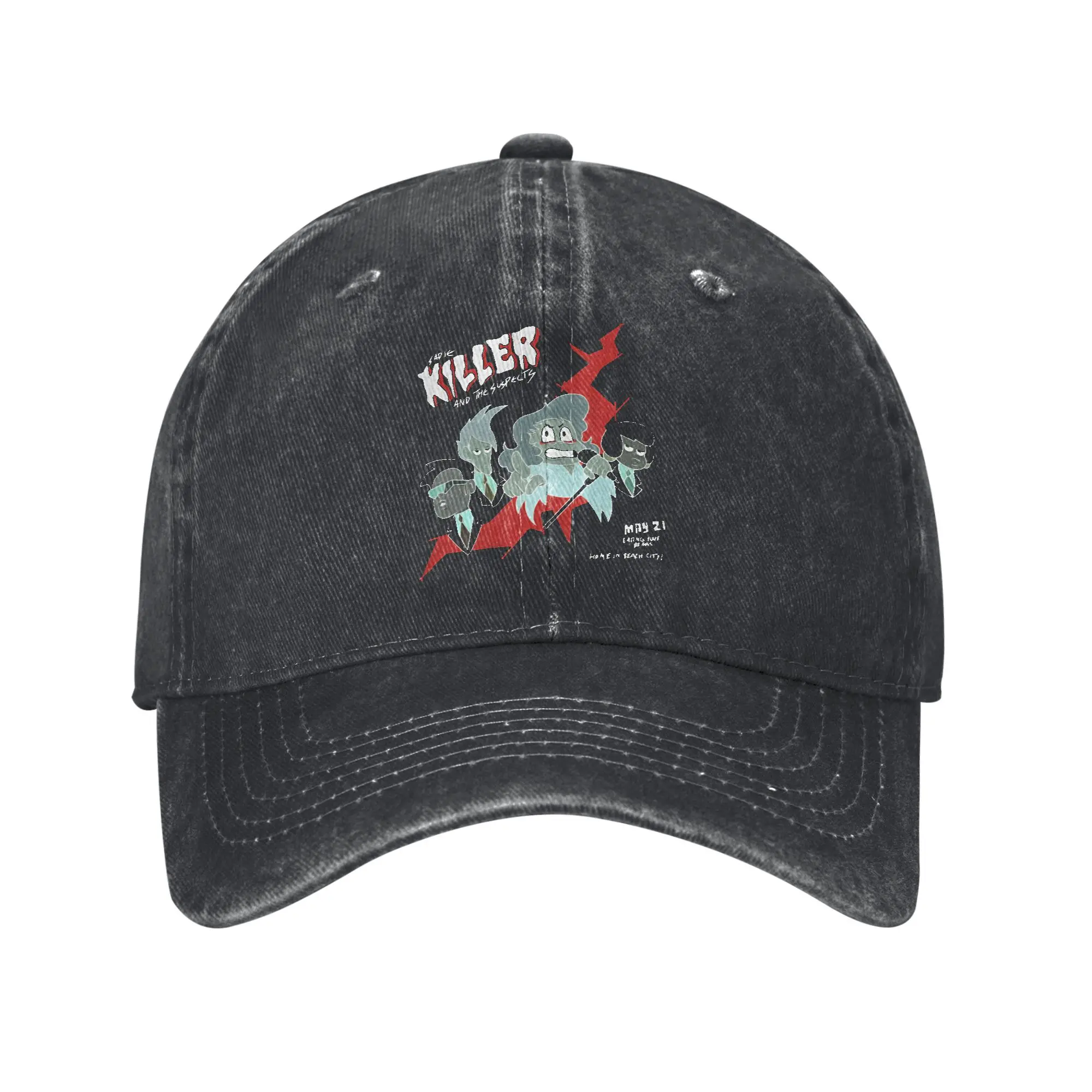 

Steven Universe Sadie Killer and the Suspects Men Women Baseball Cap Band Distressed Denim Cap Hat Vintage Outdoor Gift Snapback