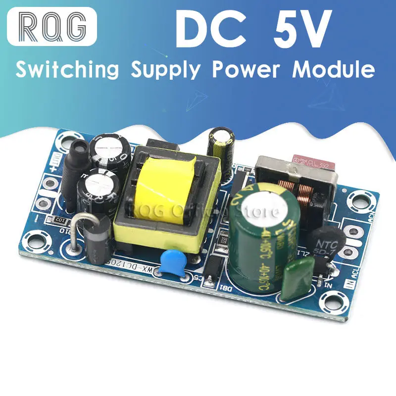 

AC-DC 5V2A 10W Switching Power Supply Module Bare Circuit 85-264V to 5V 2A Board for Replace/Repair 12V1A