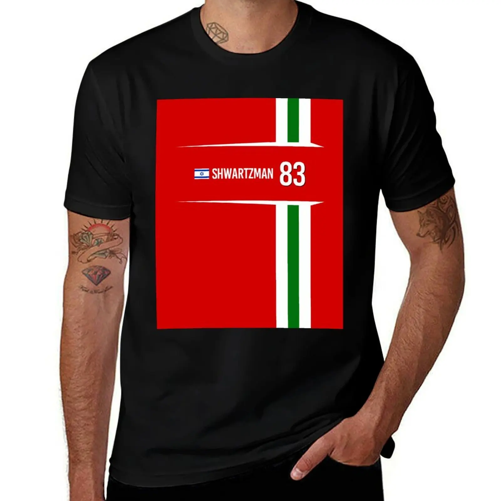 

IndyCar 2025 - #83 Shwartzman T-Shirt Comfortable Workout Short Sleeve Shirt