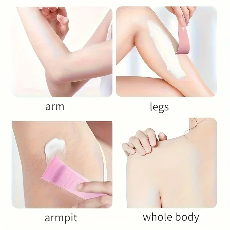 3 قطع مكشطة إزالة الشعر - للتطبيقات الناعمة - الجسم، الوجه، البيكيني، إزالة شعر الساق تحت الإبط - مزيل الشعر الجزئي